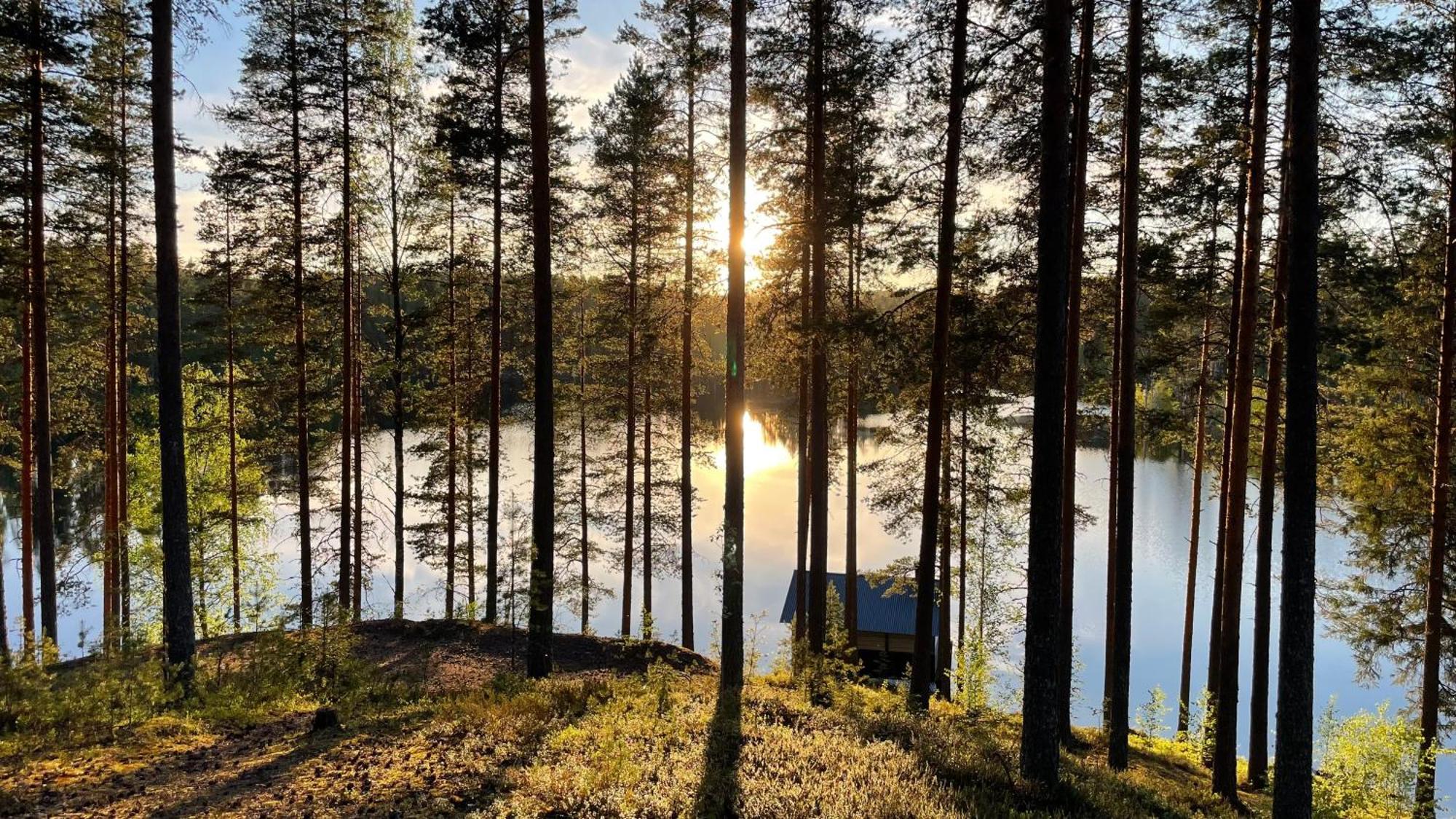 Ahvenlampi Camping Saarijärvi Exterior foto